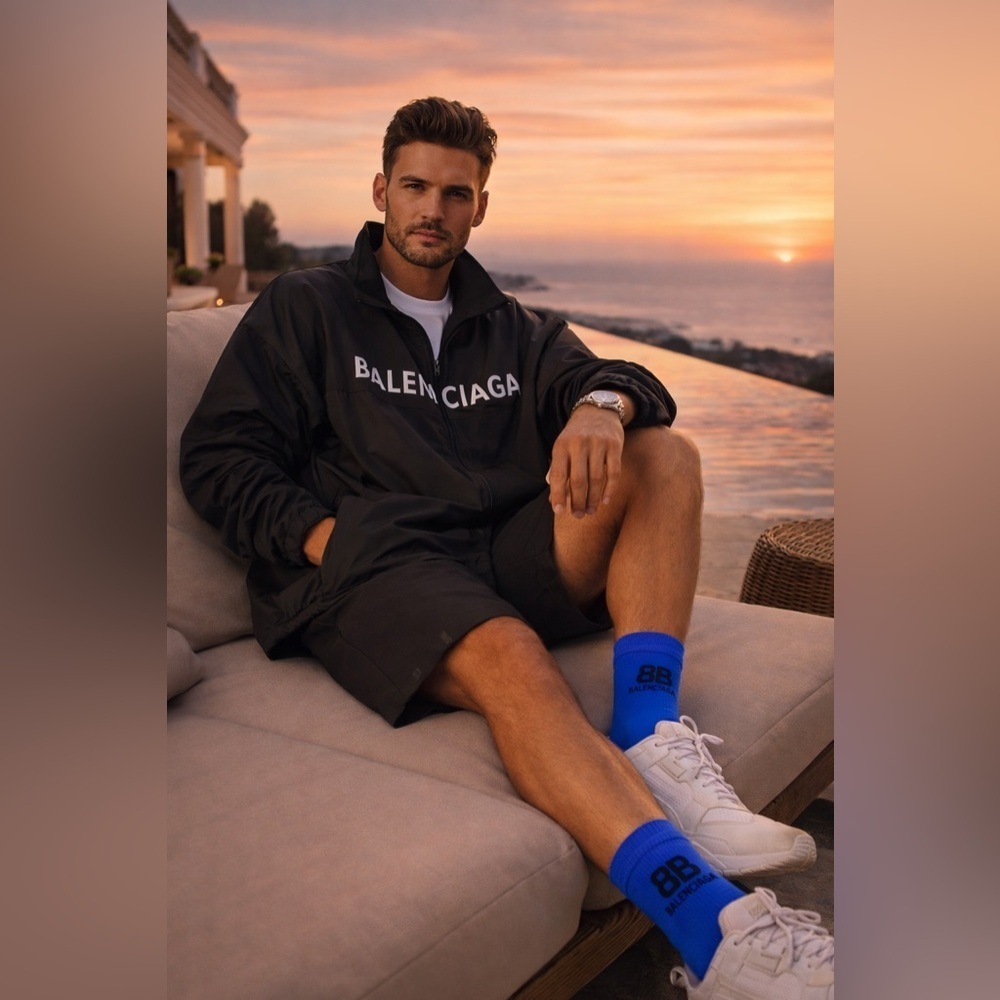 Luxury Balenciaga Crew Socks